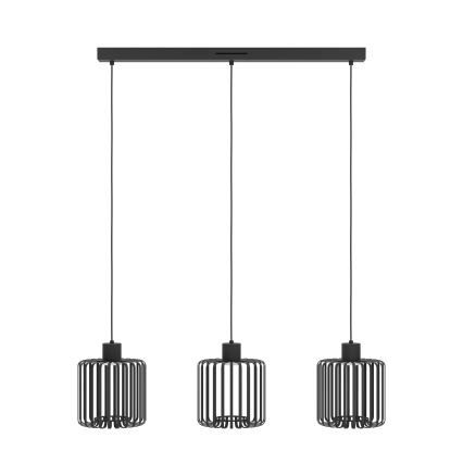 Eglo - LED RGBW Prigušivi luster na sajli 3xLED/3,7W/230V 2700-6500K