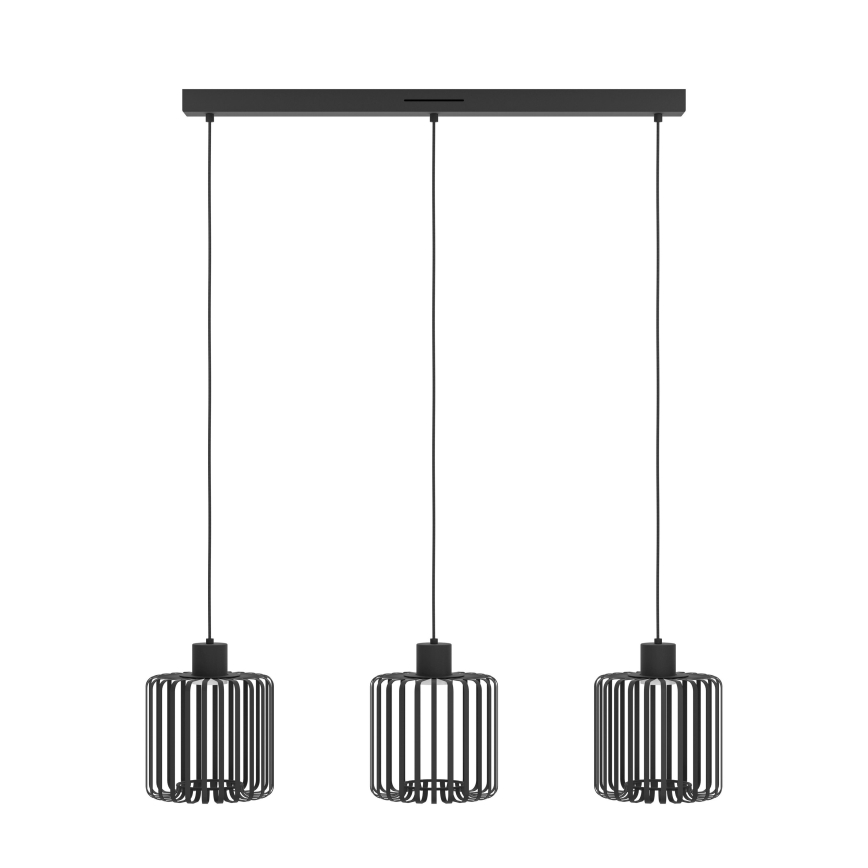 Eglo - LED RGBW Prigušivi luster na sajli 3xLED/3,7W/230V 2700-6500K