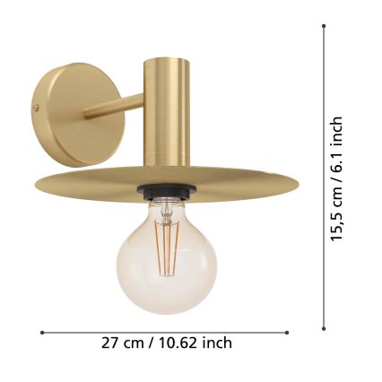 Eglo - Zidna lampa 1xE27/40W/230V