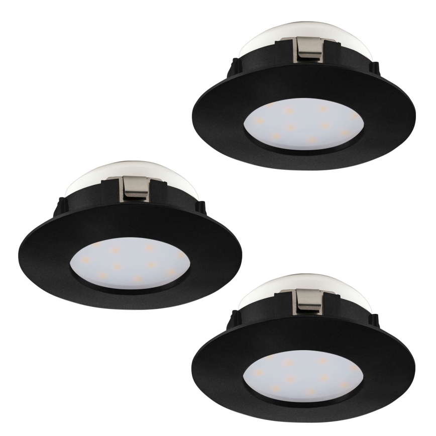 Eglo - Set 3x LED Ugradbena lampa za kupatilo PINEDA LED/4,9W/230V IP44