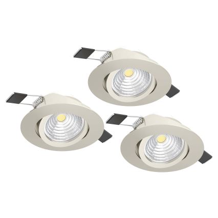 Eglo - Set 3xLED Prigušivo svetlo 3xLED/6W/230V krom