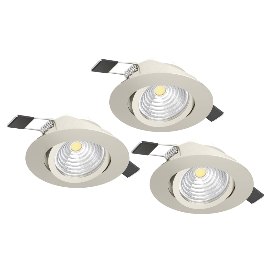 Eglo - Set 3xLED Prigušivo svetlo 3xLED/6W/230V krom
