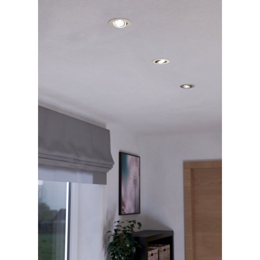 Eglo - Set 3xLED Prigušivo svetlo 3xLED/6W/230V krom