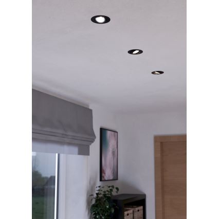 Eglo - Set 3x LED Prigušivo ugradbeno svetlo SALICETO LED/6W/230V