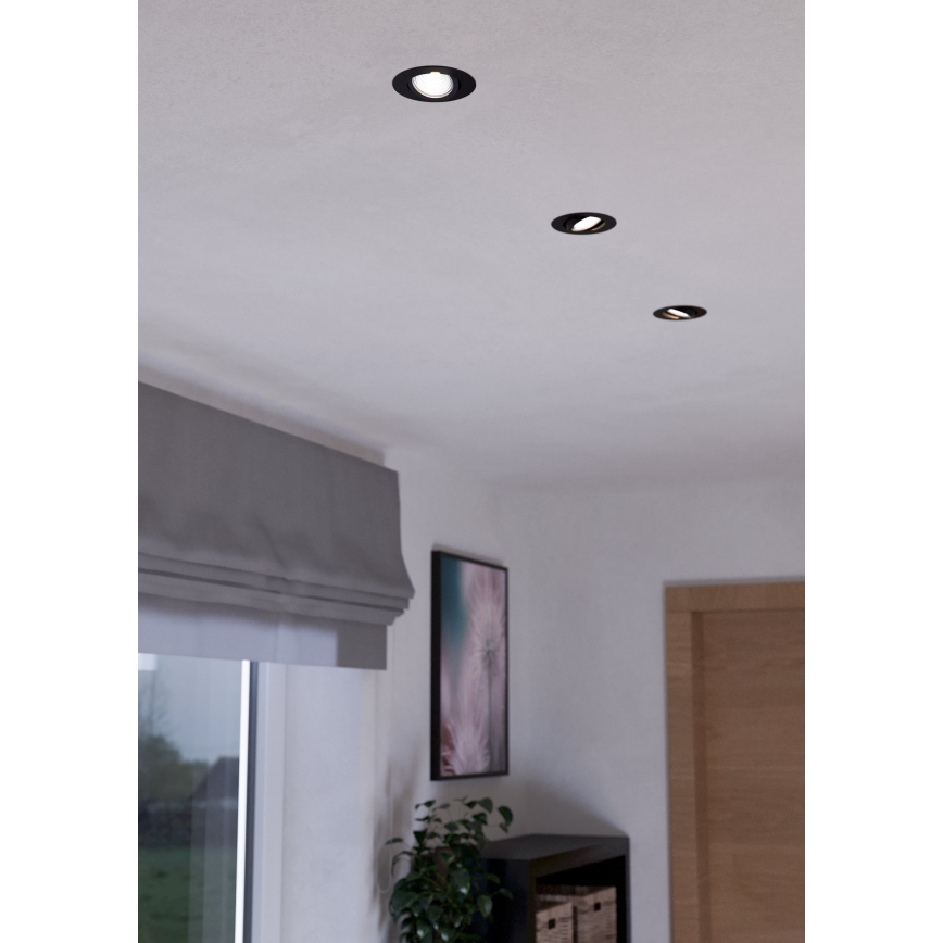Eglo - Set 3x LED Prigušivo ugradbeno svetlo SALICETO LED/6W/230V