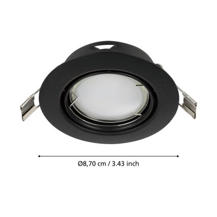 Eglo - Set 3x LED Ugradbena lampa PENETO 1xGU10/4,6W/230V