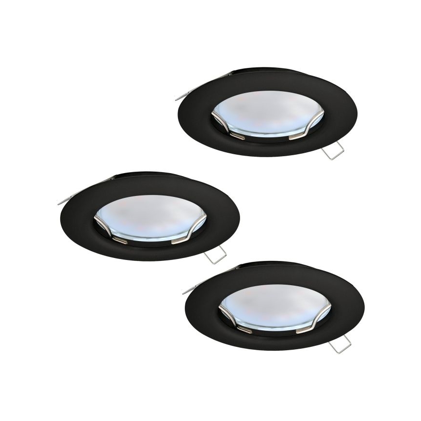 Eglo - Set 3x LED Ugradbena lampa PENETO 1xGU10/2,8W/230V
