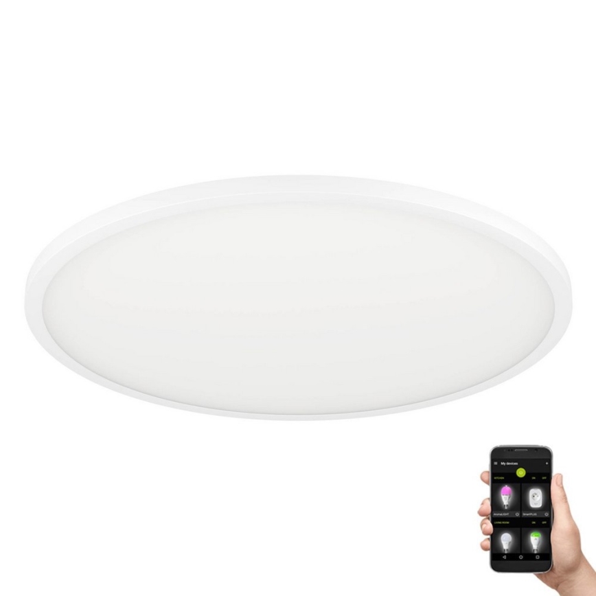 Eglo - LED Prigušiva plafonjera LED/33,5W/230V pr. 45 cm bela