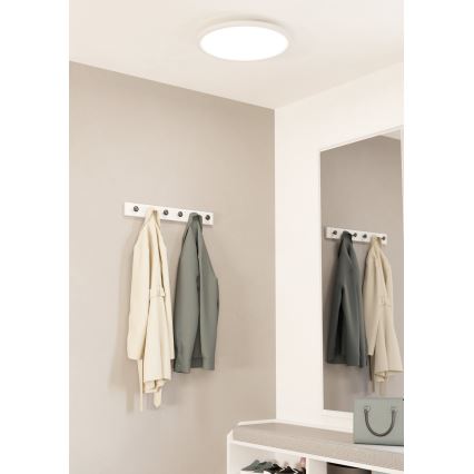 Eglo - LED Prigušiva plafonjera LED/33,5W/230V pr. 45 cm bela