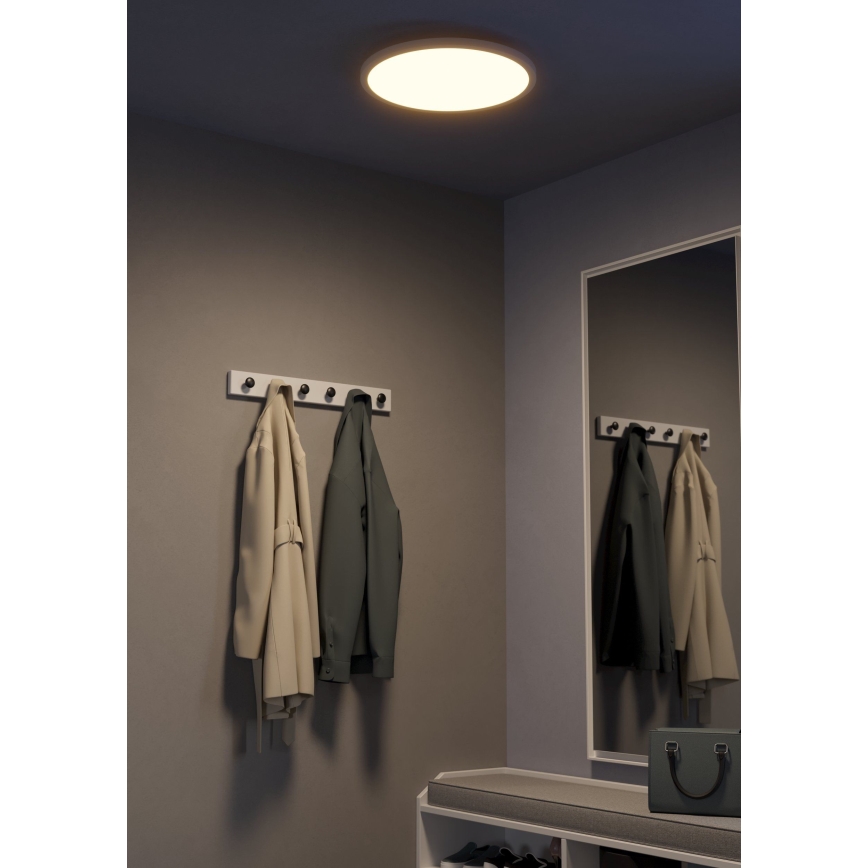 Eglo - LED Prigušiva plafonjera LED/33,5W/230V pr. 45 cm bela