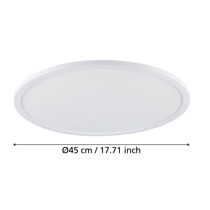 Eglo - LED Prigušiva plafonjera LED/33,5W/230V pr. 45 cm bela