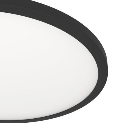 Eglo - LED Prigušiva plafonjera LED/33,5W/230V pr. 45 cm crno