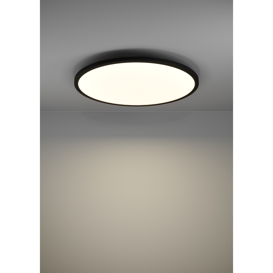 Eglo - LED Prigušiva plafonjera LED/41W/230V pr. 60 cm crno