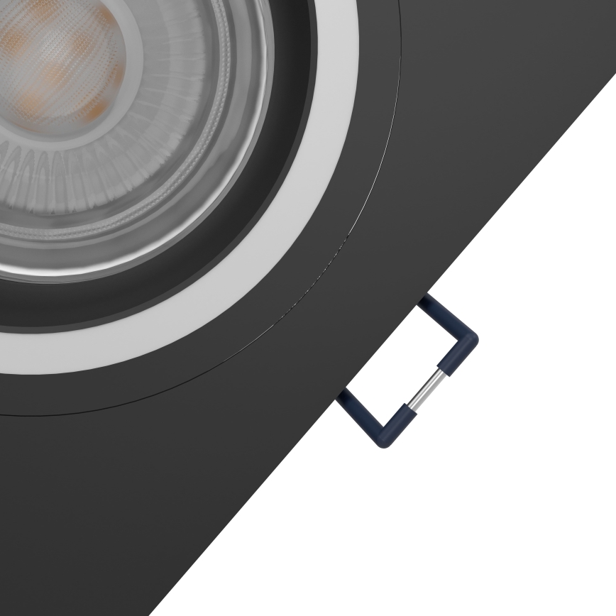 Eglo - LED RGBW Prigušiva ugradbena lampa LED/4,7W/230V crno