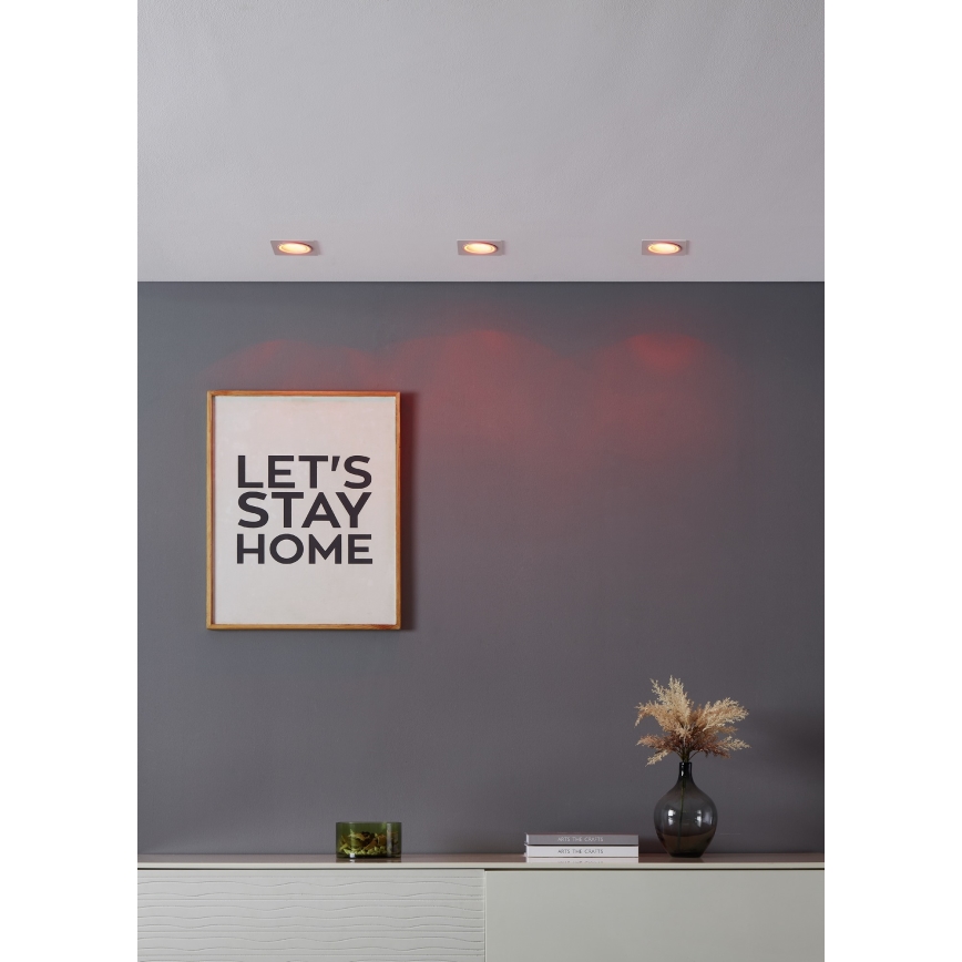 Eglo - LED RGBW Prigušiva ugradbena lampa LED/4,7W/230V bela