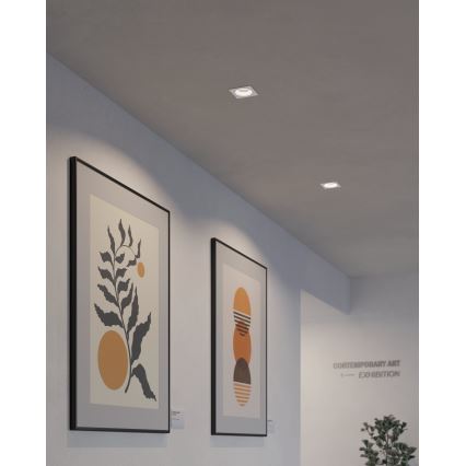 Eglo - LED RGBW Prigušiva ugradbena lampa LED/4,7W/230V bela