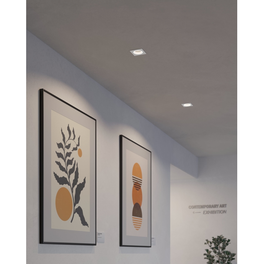 Eglo - LED RGBW Prigušiva ugradbena lampa LED/4,7W/230V bela