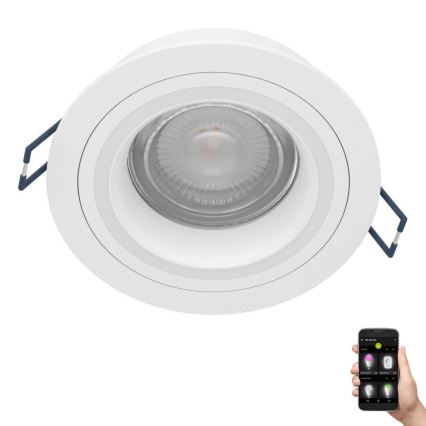 Eglo - LED RGBW Prigušiva ugradbena lampa LED/4,7W/230V bela