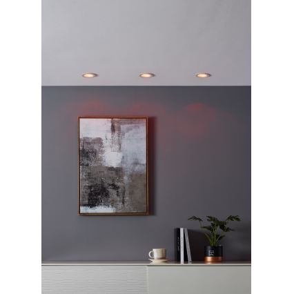 Eglo - LED RGBW Prigušiva ugradbena lampa LED/4,7W/230V bela