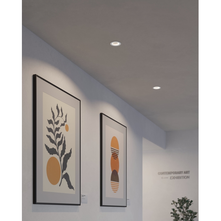 Eglo - LED RGBW Prigušiva ugradbena lampa LED/4,7W/230V bela