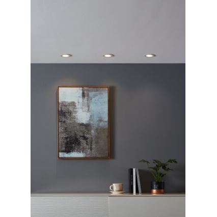 Eglo - LED RGBW Prigušiva ugradbena lampa LED/4,7W/230V bela