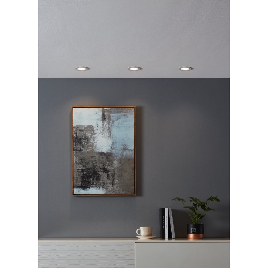 Eglo - LED RGBW Prigušiva ugradbena lampa LED/4,7W/230V bela