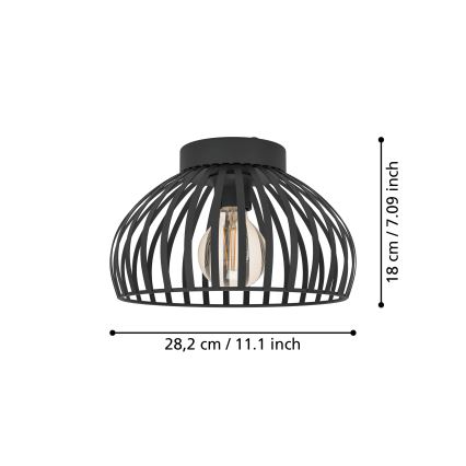 Eglo - Plafonjera 1xE27/40W/230V pr. 28 cm