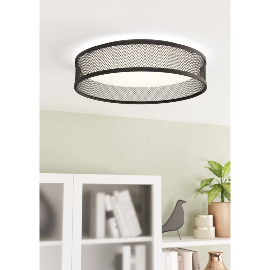 Eglo - LED Plafonjera LED/20W/230V crno