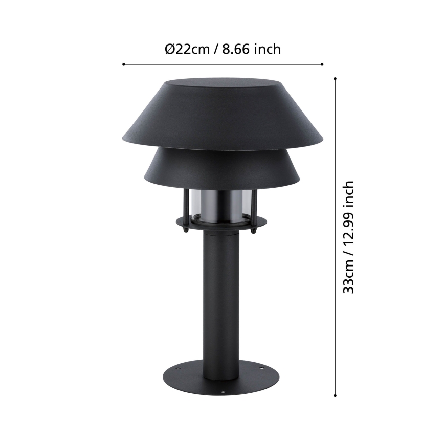 Eglo - Spoljašnja lampa 1xE27/40W/230V 33 cm IP65