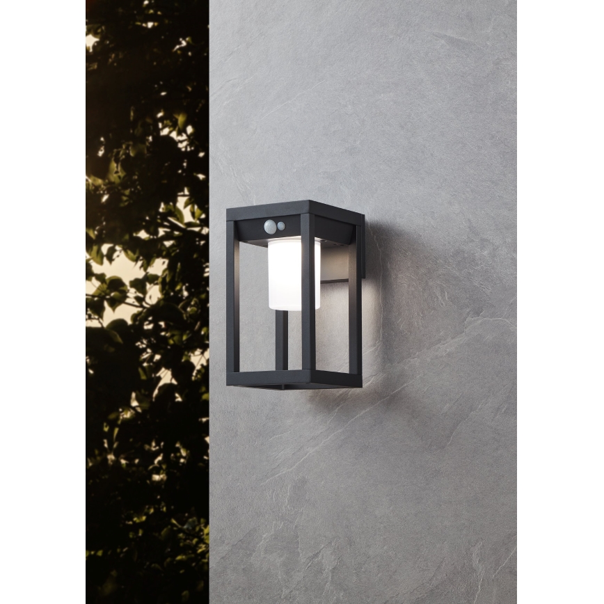 Eglo - LED Solarna zidna lampa sa senzorom LED/3,7W/3,7V IP44