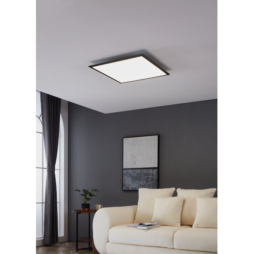 Eglo - LED Plafonjera LED/33W/230V 60x60 cm crno