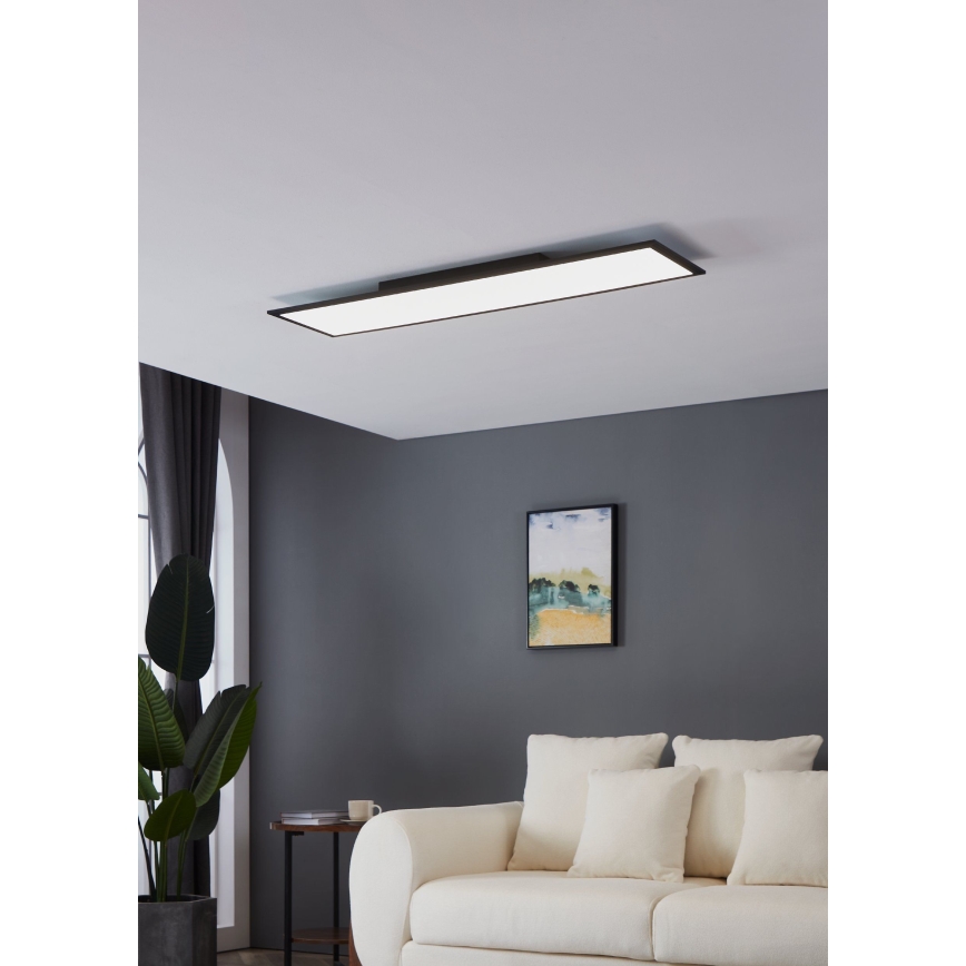 Eglo - LED Plafonjera LED/33W/230V 120x30 cm crno