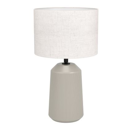 Eglo - Stona lampa 1xE27/40W/230V kremasta