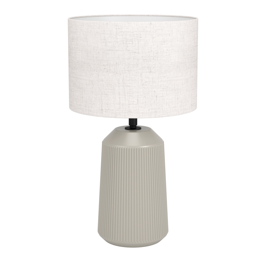 Eglo - Stona lampa 1xE27/40W/230V kremasta
