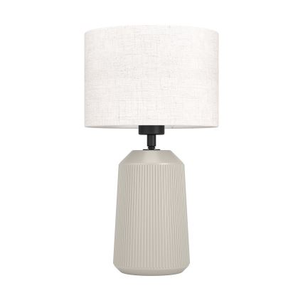 Eglo - Stona lampa 1xE27/40W/230V kremasta