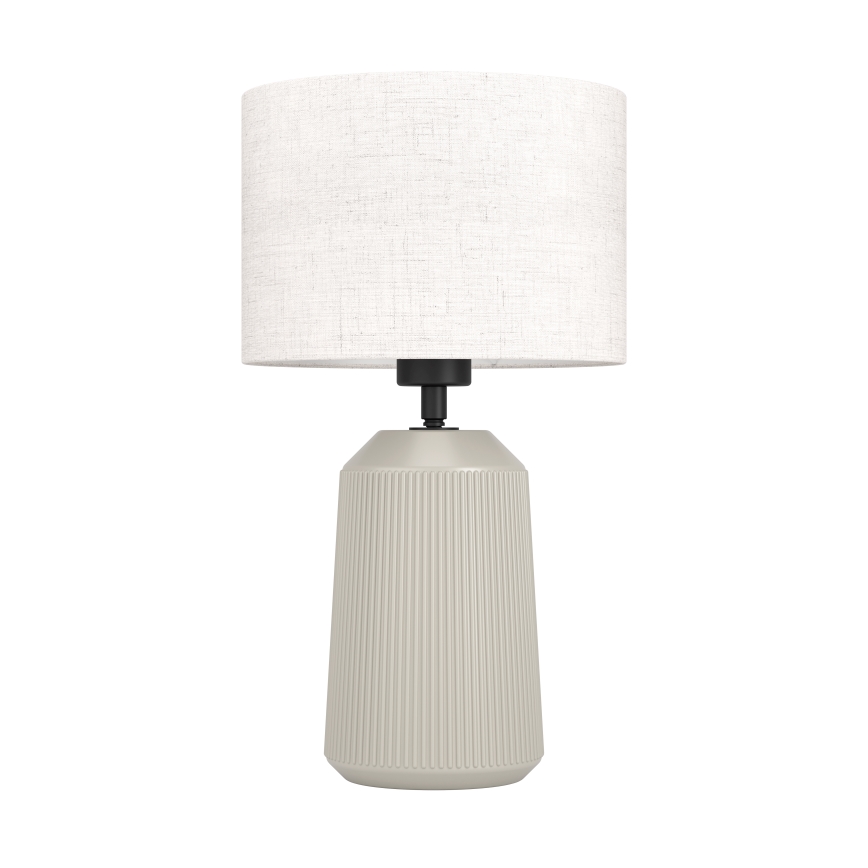 Eglo - Stona lampa 1xE27/40W/230V kremasta