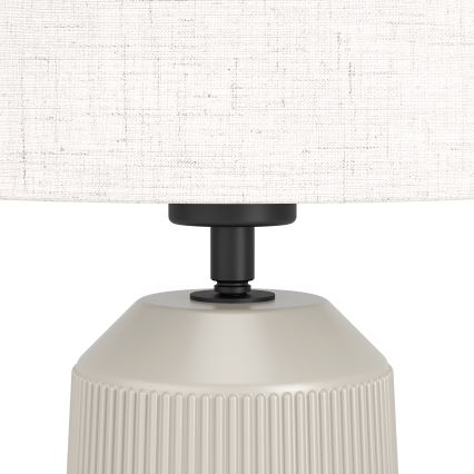 Eglo - Stona lampa 1xE27/40W/230V kremasta