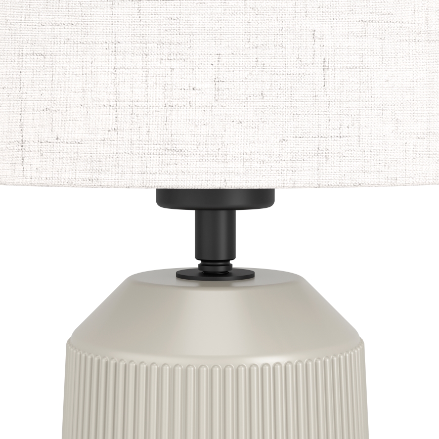 Eglo - Stona lampa 1xE27/40W/230V kremasta