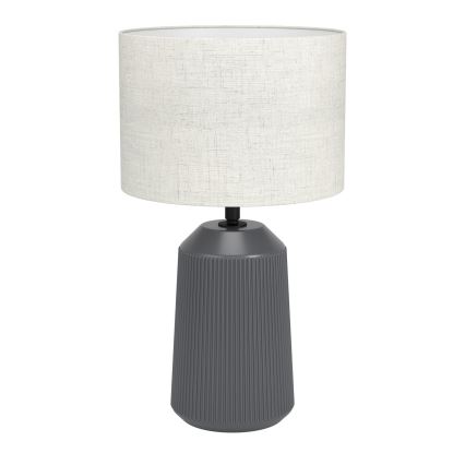 Eglo - Stona lampa 1xE27/40W/230V sivo
