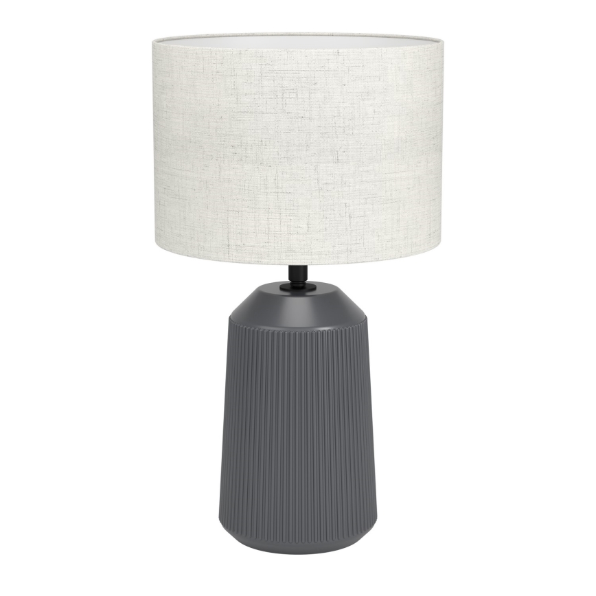 Eglo - Stona lampa 1xE27/40W/230V sivo
