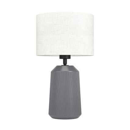 Eglo - Stona lampa 1xE27/40W/230V sivo