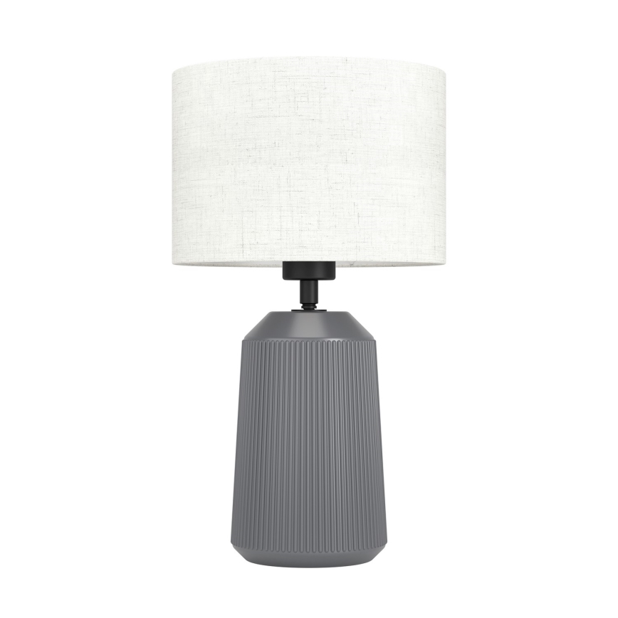 Eglo - Stona lampa 1xE27/40W/230V sivo