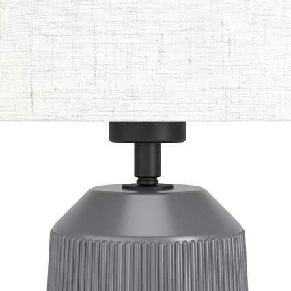Eglo - Stona lampa 1xE27/40W/230V sivo