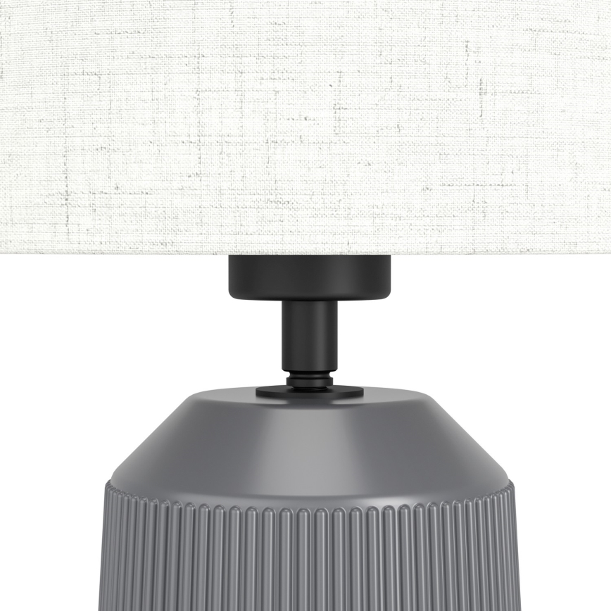 Eglo - Stona lampa 1xE27/40W/230V sivo