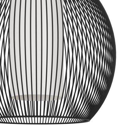 Eglo - Luster na sajli 1xE27/40W/230V crno