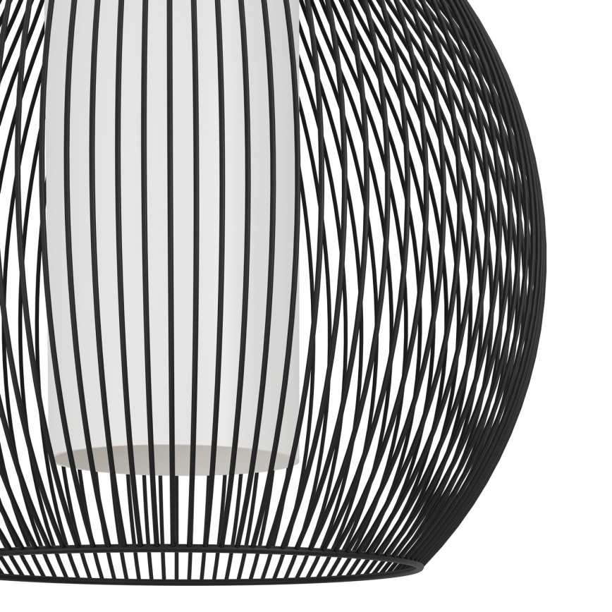 Eglo - Luster na sajli 1xE27/40W/230V crno