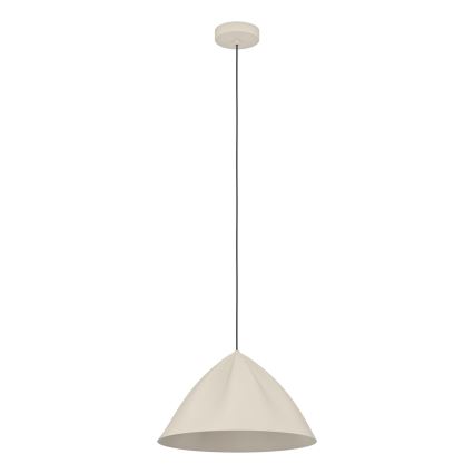 Eglo - Luster na sajli 1xE27/40W/230V kremasta