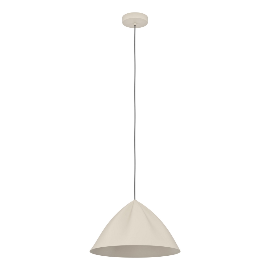 Eglo - Luster na sajli 1xE27/40W/230V kremasta