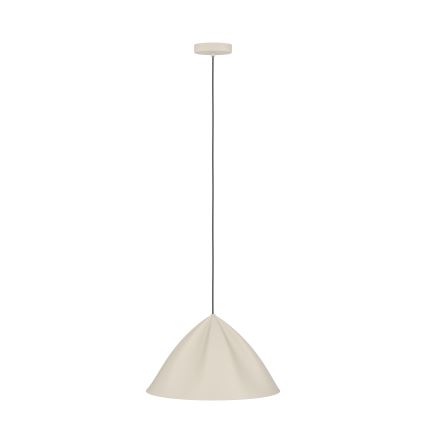 Eglo - Luster na sajli 1xE27/40W/230V kremasta