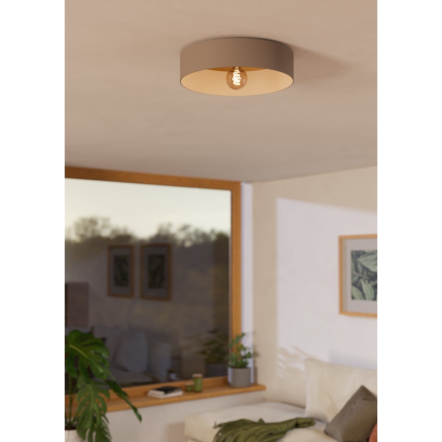 Eglo 900838 - Plafonjera DUAIA 1xE27/40W/230V braon